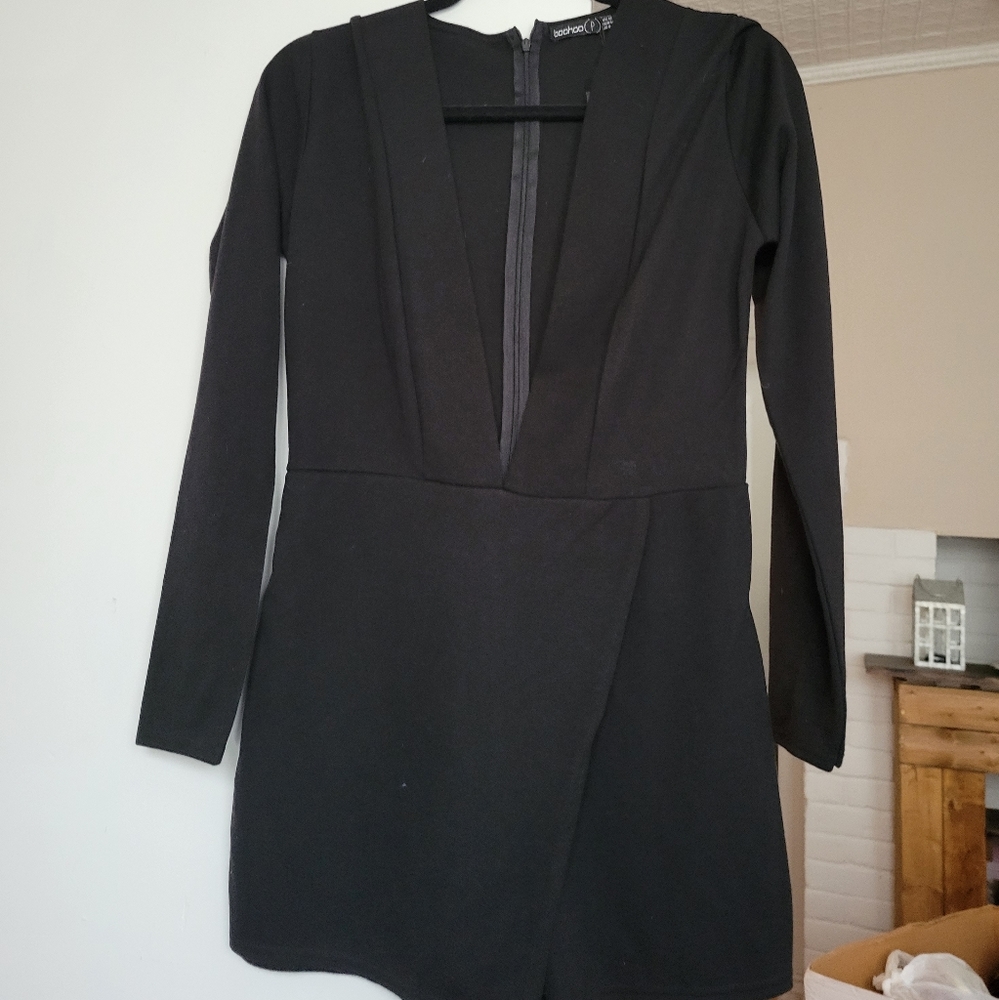 MOVING SALE Romper with Plunging Neck Line